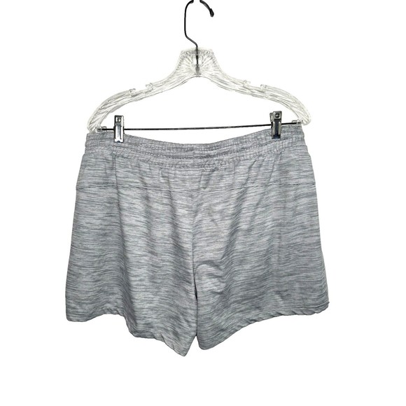 RBX Workout Shorts Running Gray Heathered Elastic Waist Pockets XL - Picture 3 of 7